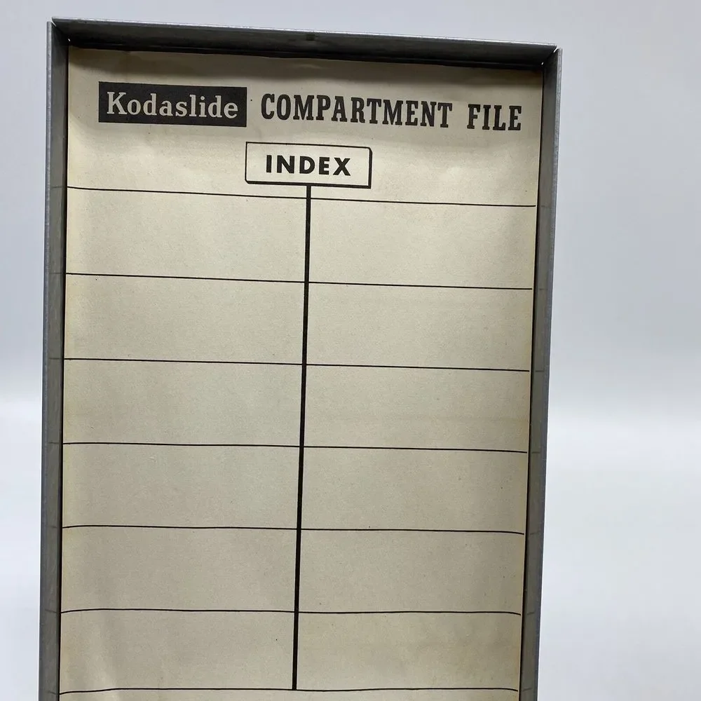 Kodaslide Compartment File‎ Lot of 2 Made in USA